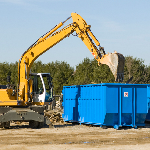 are there any restrictions on where a residential dumpster can be placed in Salina